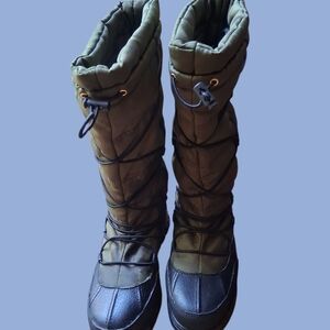 Polo by Ralph Lauren Olive and Black Winter Boots